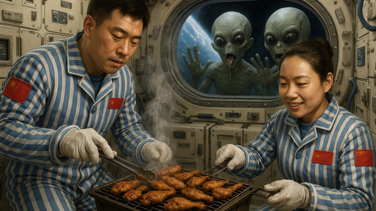 uzayda ilk kez barbeku keyfi tiangongda tavuk kanatli bir devrim ZdV1TKWa.jpg