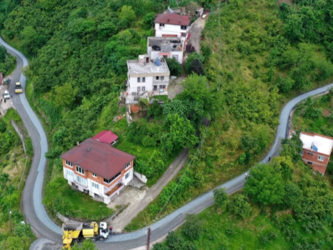 Orduda yesilkoy mahallesi modern yola kavustu CEDvyMtm