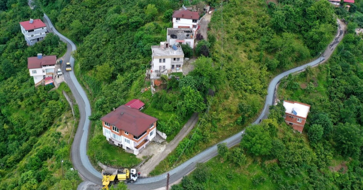 Orduda yesilkoy mahallesi modern yola kavustu CEDvyMtm